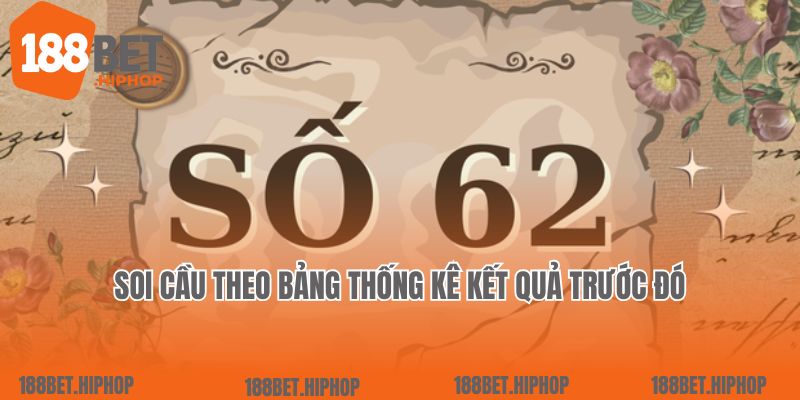 Soi cầu theo bảng thống kê kết quả trước đó