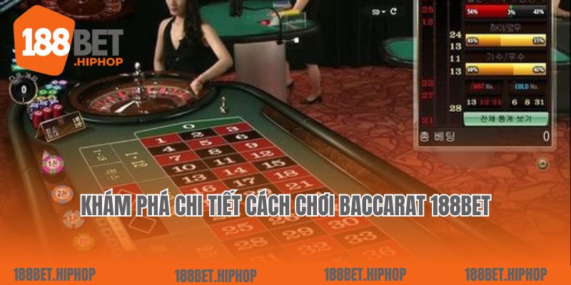 Khám phá chi tiết cách chơi Baccarat 188Bet