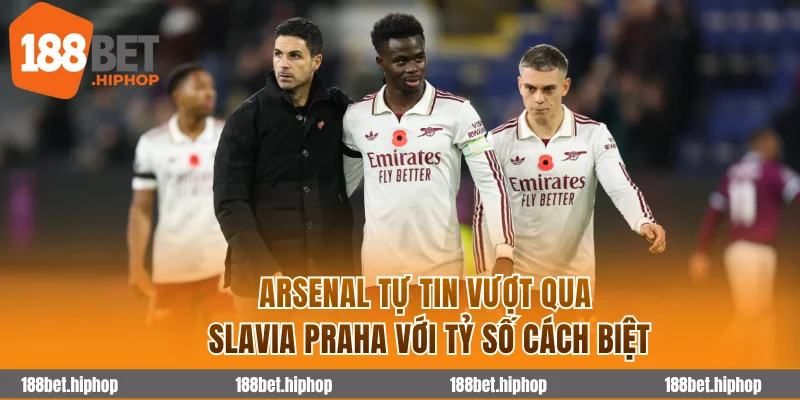 Soi Kèo Slavia Praha Vs Arsenal 0h45 05/11 - Cúp C1 Châu Âu 2025/26 4 Arsenal tự tin vượt qua Slavia Praha với tỷ số cách biệt