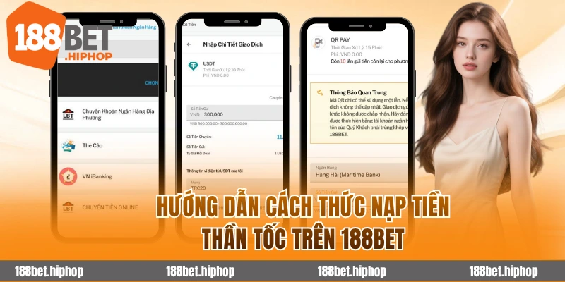 188bet link 46 Hướng dẫn cách thức nạp tiền thần tốc trên 188BET