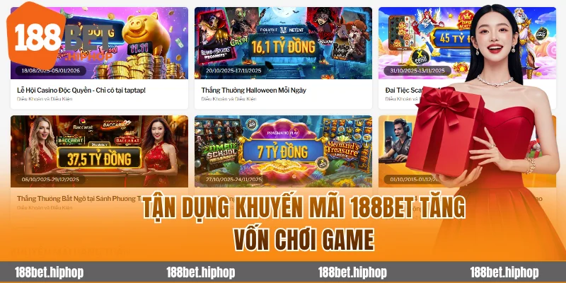 188bet link 41 Tận dụng khuyến mãi 188BET tăng vốn chơi game