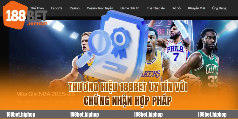 188bet link 35 Thương hiệu 188BET uy tín với chứng nhận hợp pháp
